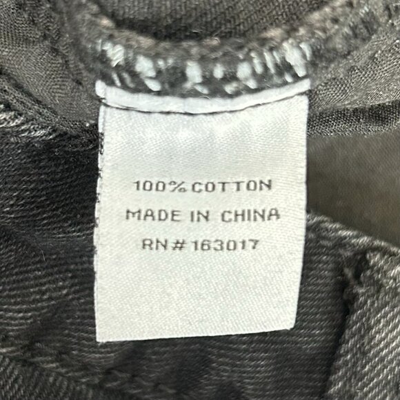 PRINCESS POLLY Jeans Womens Size US 6 Black High Rise Straight Leg Ankle Denim - Picture 4 of 4